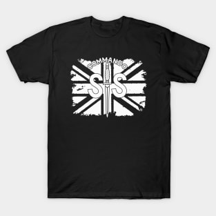 WW2 British Army No2 Commando SAS Badge with Union Jack T-Shirt